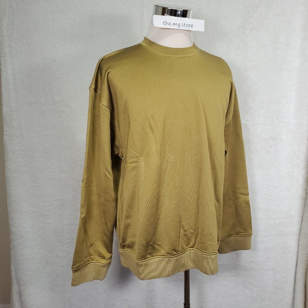 Yeezy Season 3 Crewneck Oversized Sweatshirt KW3M207-108 Military Dust XS $325 - Picture 2 of 9